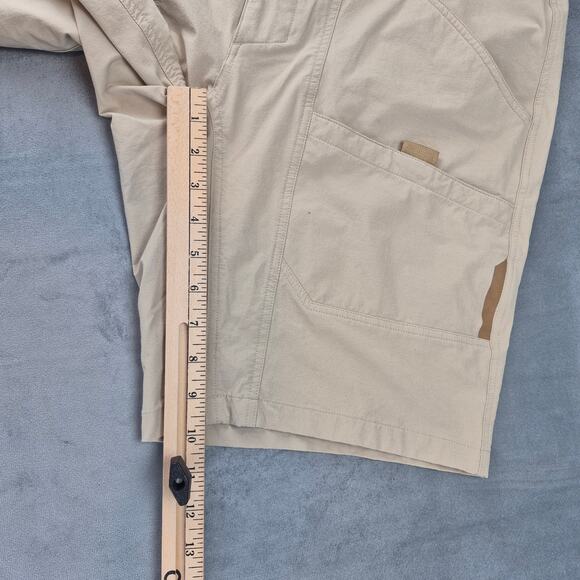 Burton Men's Multipath Utility Outdoor Hiking Shorts Khaki Inseam 10" Size 34 - Picture 7 of 7